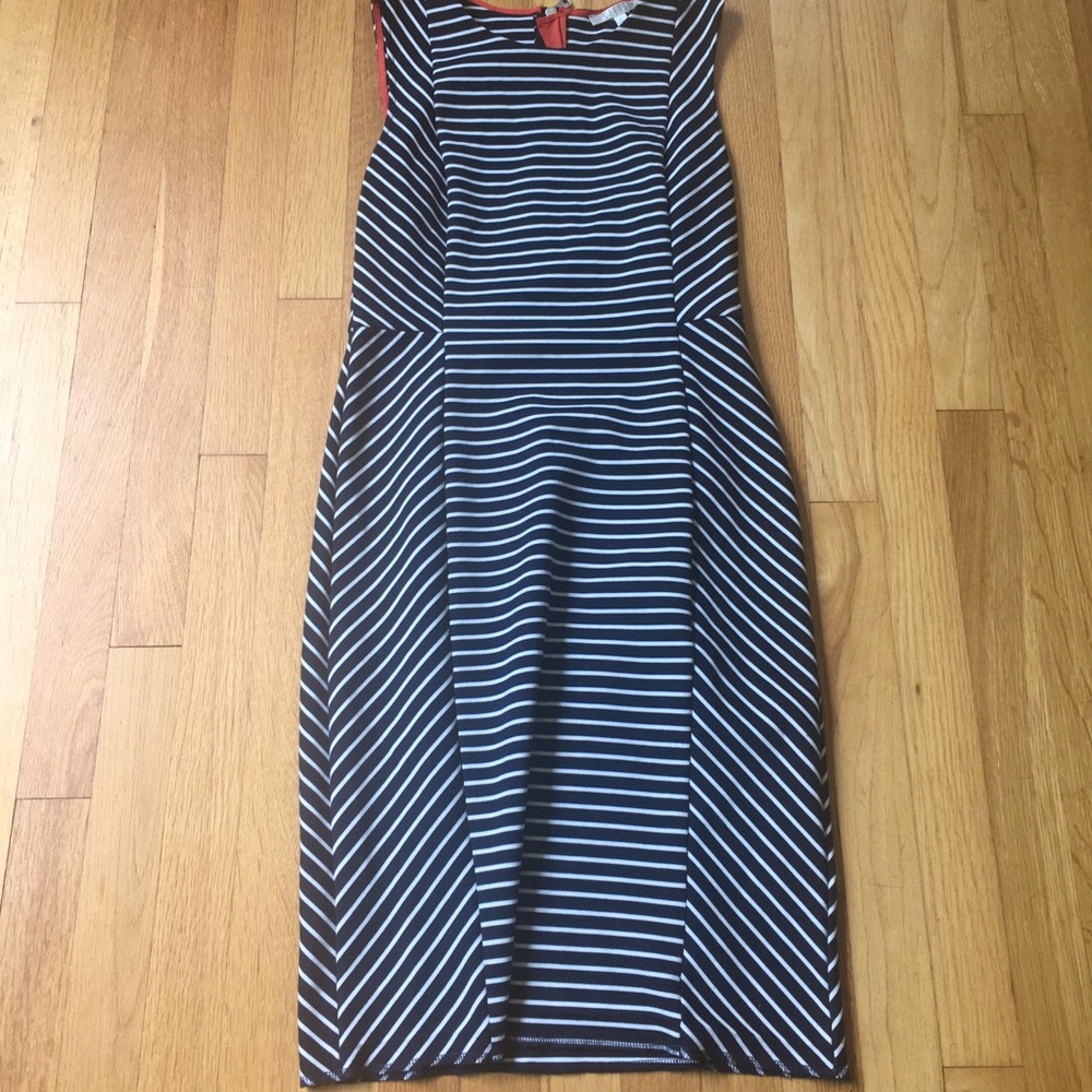 Spense Striped Midi Dress
